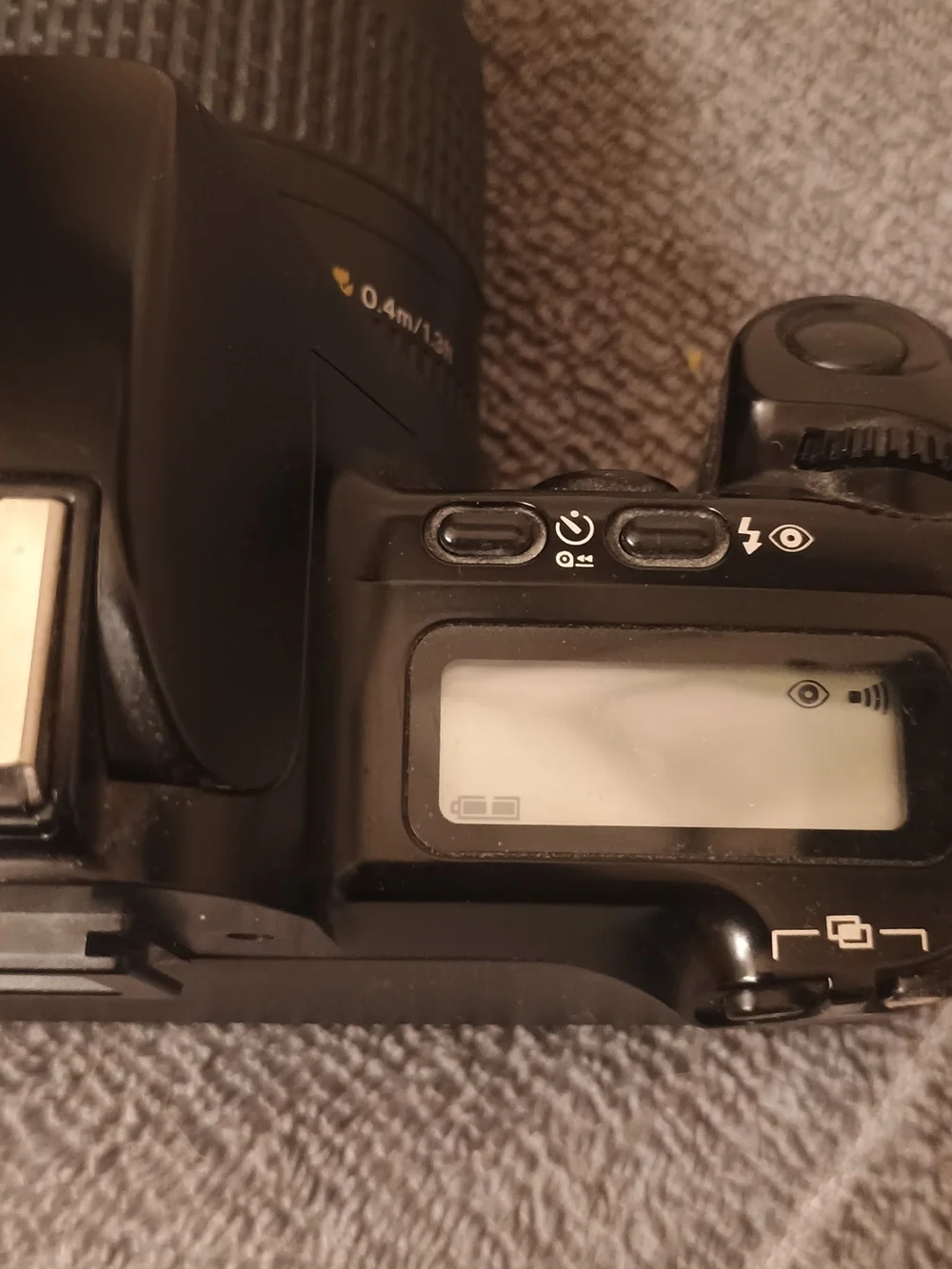 Canon EOS Rebel SLR Camera with 35-80mm Lens - Black